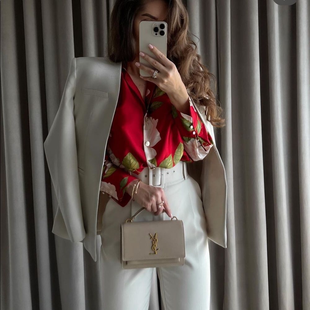 ZARA LONG PRINTED SHIRT